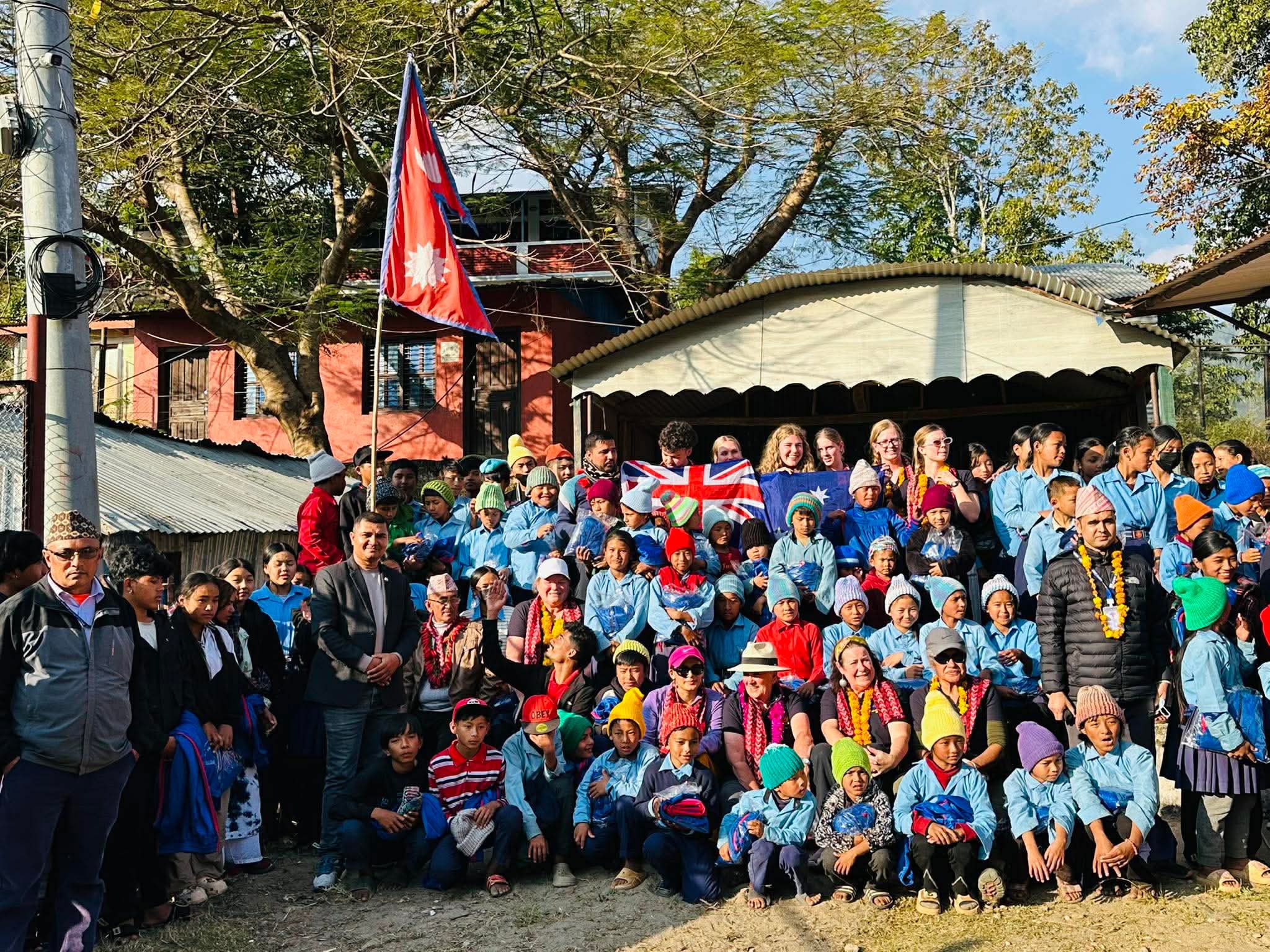 Warm clothes  distribution