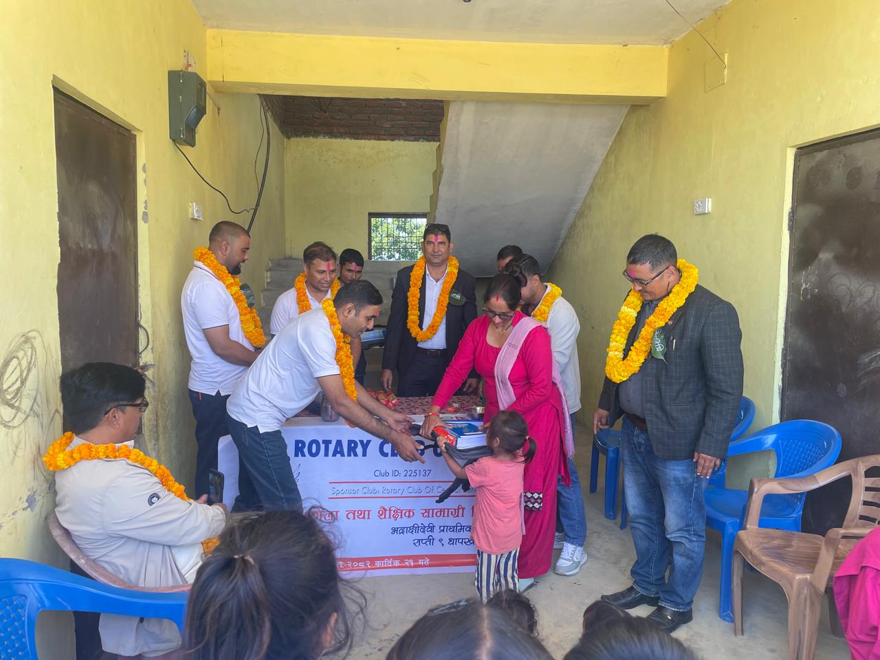 School Bag and Stationery Handover